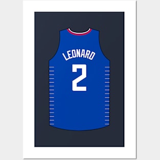 Kawhi Leonard Los Angeles Jersey Qiangy Posters and Art